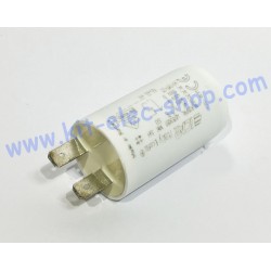 Start-up capacitor 1.5uF 400-500V ICAR ECOFILL MLR 25 PRL FASTON