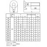 FHC M4x8 stainless steel A4 screw