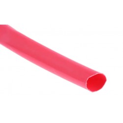 Heat shrink tubing 6.4mm thin red 4.5cm