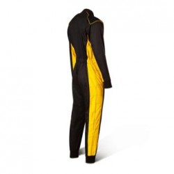 Black yellow go-kart suit DENVER HS-2 size L