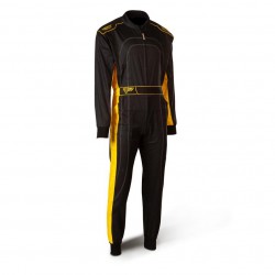 Combinaison de karting noire jaune DENVER HS-2 taille L