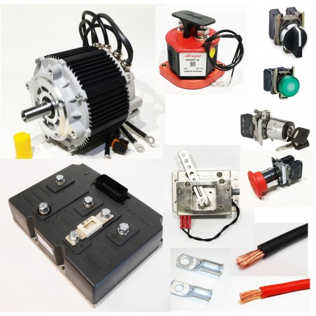 Go-kart electrification kit 60V-72V-84V 350A motor ME1719 6kW without battery