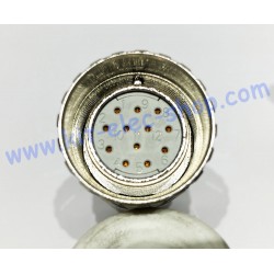 M23 metric circular connector 12 contacts CA-12S1N1280DN