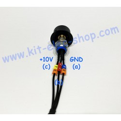 Cable brake potentiometer IP67 to AMPSEAL 35 pin 3 meters kit