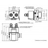 Contacteur SU80-5154P 48V 150A-200A courant continu 12V CO IP66