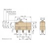 Microswitch with roller lever DC2C-L1RC