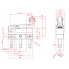 Microswitch with roller lever SW2-10H1-05G0-Z