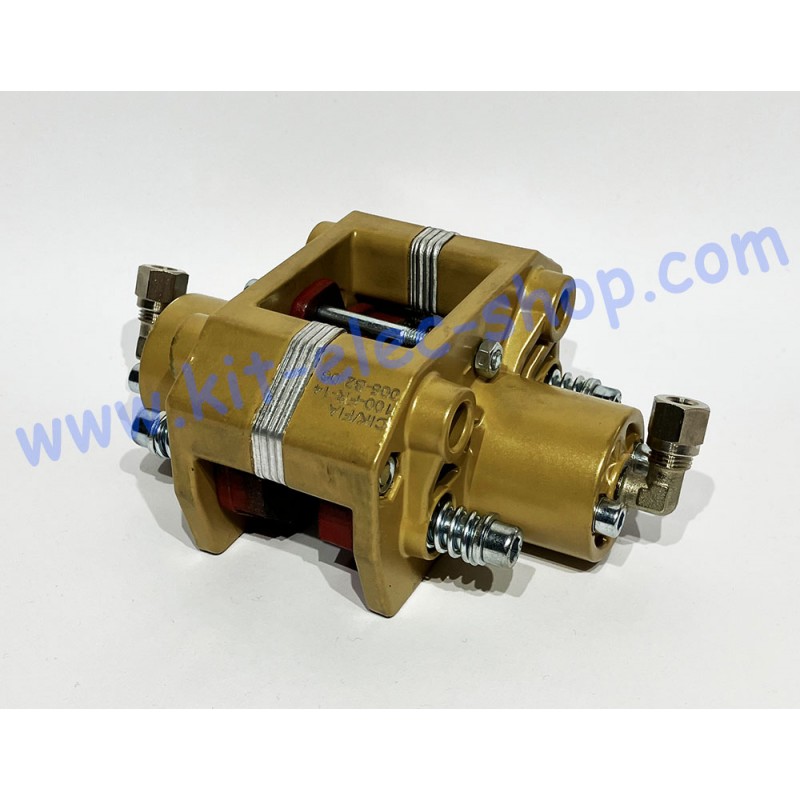 2-piston CIK-FIA hydraulic brake caliper GOLD