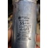 Start-up capacitor 55uF 400/500V DUCATI double faston aluminium 416.33.5780