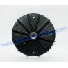 Plastic fan with metal insert for ME1306 motor