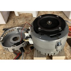 Plastic fan with metal insert for ME1306 motor