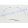 White 0.2mm2 crimped cable with female contact for AMPMODU MOD II