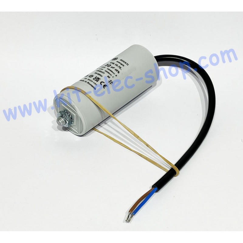 DUCATI 30uF 450V starting capacitor cable 416.10.7014