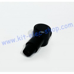 25mm2 short black cover tubular lug 218N2V14