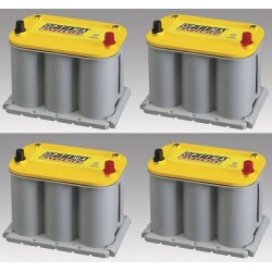 Pack de 4 batteries OPTIMA...