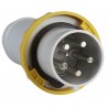 Male plug 63A PK yellow 3P+N+T 81377 second hand