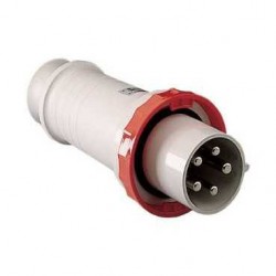 Male plug 63A PK red 3P+N+T 81383