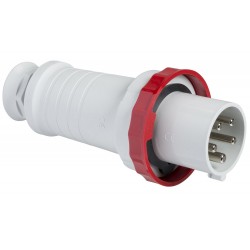 Male plug 63A PK red 3P+N+T 81383