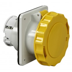 Female socket 63A PK yellow 3P+N+T 81677